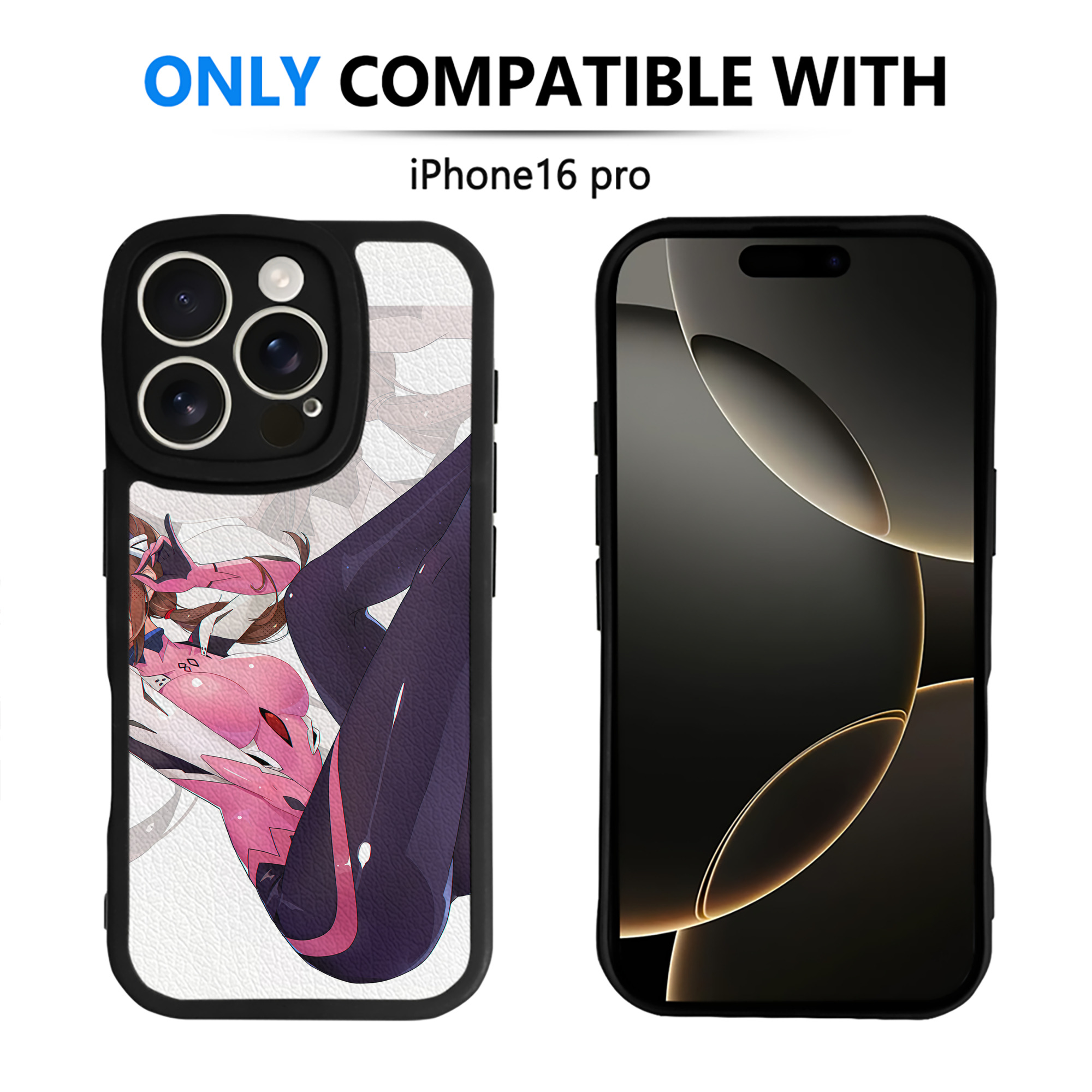 （画像用） EVA 新世紀エヴァンゲリオン 【iPhone 16シリーズ対応】シリコンスマホケース（レザー調） 材質：シリコン